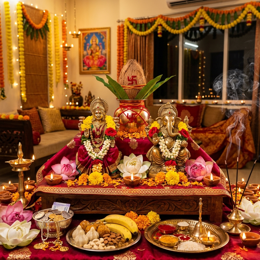 Maha Lakshmi & Diwali Puja by Hindi Pandit in Bangalore